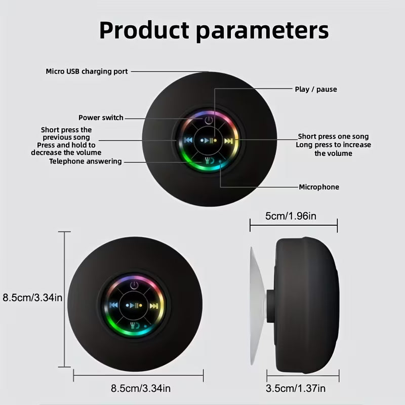 Mini Waterproof Shower Speaker